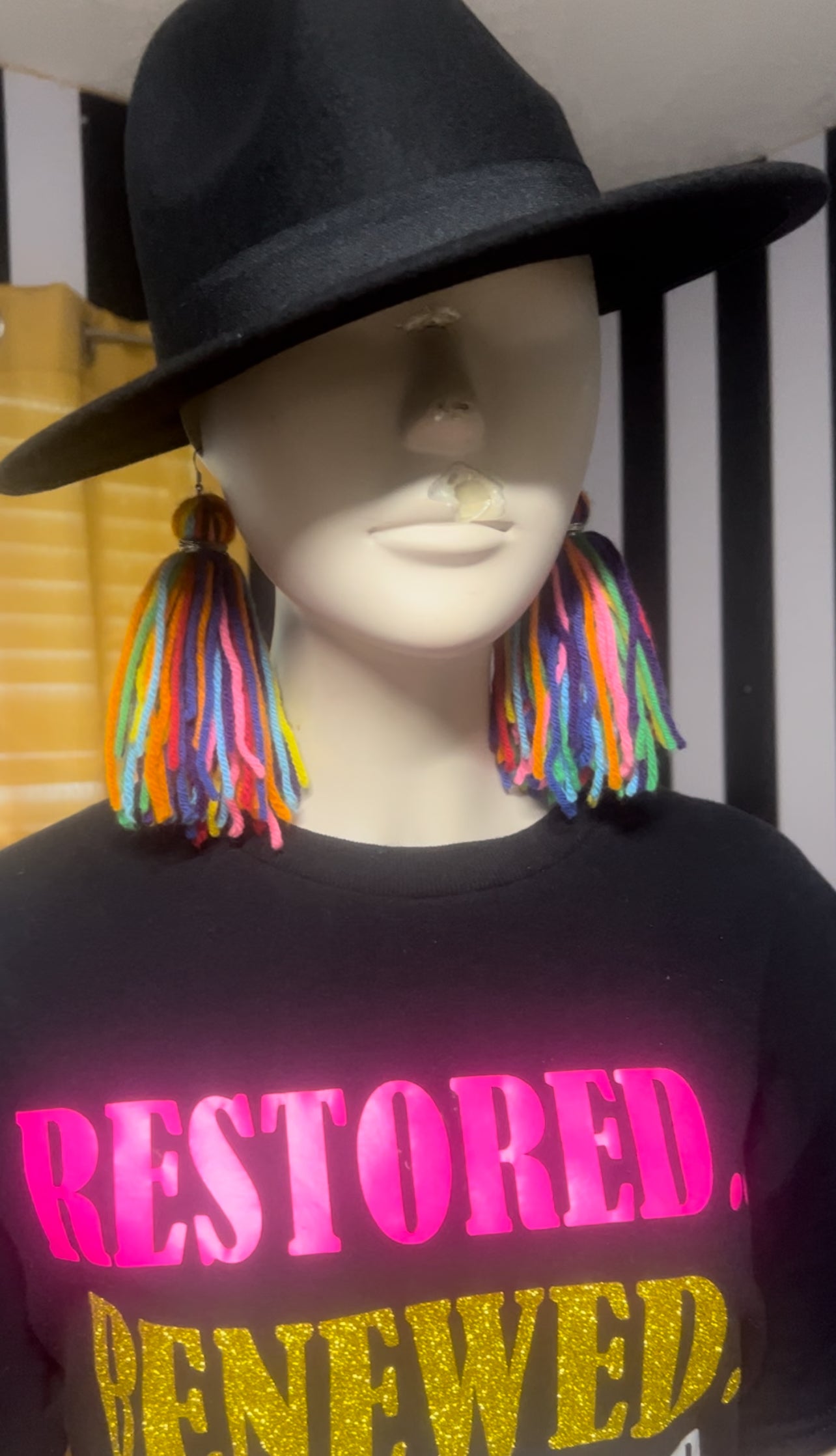 “Fancy Girl” Multi Fringe Earrings